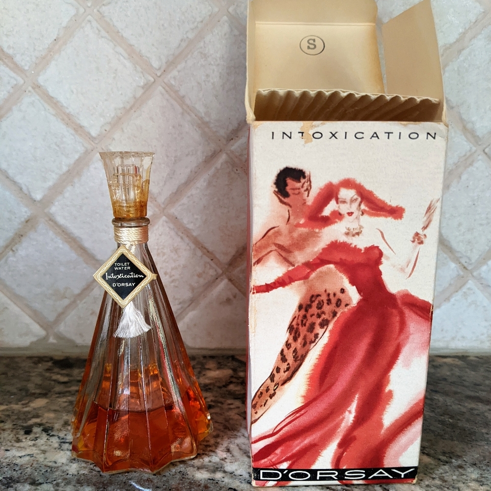 VTG 1950's D'Orsay Intoxication Perfume w/box